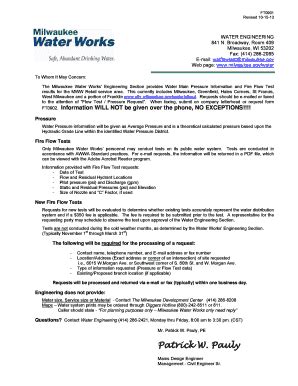 milwaukee gov water account information.